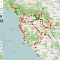 Senecio inaequidens in Toscana: mappa distributiva